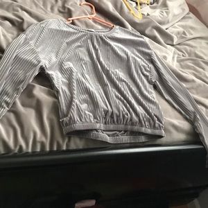 Zara cord/velvet top